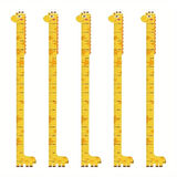 neararsanbizden Sevimli Sarı Zürafa Boy Ölçüsü Sticker