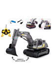 360 Derece Dönebilen 4 Yönlü Uzaktan Kumandalı Şarjlı Kepçe Oyuncak Dozer Ekskavatör 1:14