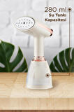 KY-003 Beyaz Buharlı Kırışık Giderici 1500w Taşınabilir Seyahat boy dikey ütü