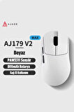 Aj179v2 Max 3 Modlu(USB-WIRELESS-BT) 1000hz 800mAh Batarya 1200 Dpi-paw 3311 Sensör Gaming Mouse