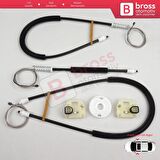 VW New Beetle 1997-2011 3-Kapı HB 1C0837655 İçin Elektrikli Ön Sağ veya Sol Cam Kriko Tamir Seti