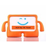 Apple iPad 10,9 inç 10. Nesil Uyumlu iBuy Standlı Fuchsia Yumuşak Eğlenceli Çocuk Tablet Kılıfı