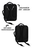 Case Club 1407 Laptop Sırt El Ve Omuz Çantası 15,6''Usb Aparatlı Omuz Askılı