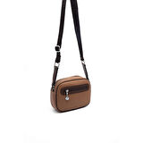 Silver Polo  Kadın Çapraz Çanta 1111-45910 SILVER POLO ÇAPRAZ Kadın ÇANTASI M86 KARAMEL-MAT KAHVE