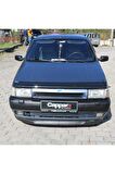 Fiat Tipo Ön Kaput Koruyucu Rüzgarlık 4mm Akrilik (ABS) Piano Black 1988-2000