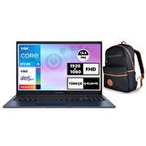 Asus Vivobook 15 Intel Core i5-1335U 16GB 1TB SSD 15.6" FHD Freedos Taşınabilir Bilgisayar X1504VA-NJ089 029 + Çanta