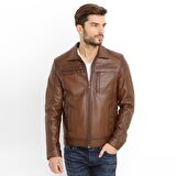 DERİCLUB PC1349  Gerçek Deri  Erkek Mont