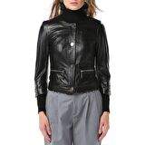 DERİCLUB YB2105 Gerçek Deri Kadın Ceket