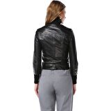 DERİCLUB YB2105 Gerçek Deri Kadın Ceket