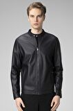 DERİCLUB RONALDO TAFTA Gerçek Deri Erkek Ceket