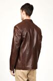 DERİCLUB E2246 Gerçek Deri Erkek Blazer Ceket
