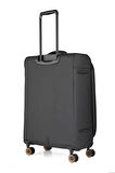 GM20077W TROLLEY Verage Kumaş Orta Boy Valiz SİYAH/SARI