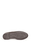 DERİCLUB BR 04037 Gerçek Deri Kadın Loafer KAHVERENGİ