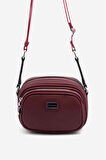 SİLVER POLO Kadın Çapraz Askılı Çanta SP 1111 PT BORDO/BORDO