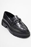 MARCOMEN Erkek Kalın Tabanlı Loafer Gerçek Deri MC 19675 SİYAH