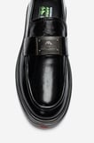 Erkek Düz Taban Loafer Ayakkabı Gerçek Deri MC 23251 SİYAH