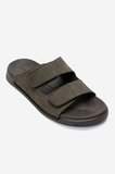 Erkek Bantlı Terlik Gerçek Deri HZ 255 KAHVERENGİ 