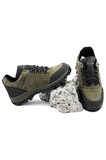 İncim ® | Xstepl Unisex Haki Suya Soğuğa Dayanıklı Kaydırmaz Termo Taban Kışlık Trekking Kısa Bot