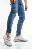 BA0591 Tarz Sneakers Ithal Gri Triko Rahat Taban Spor Ayakkabısı