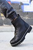 Chekich CH009 Mat ST Erkek Bot SİYAH