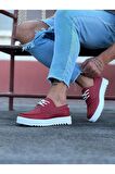 Wagoon WG506 Kırmızı Erkek Saraclı Casual Ayakkabı