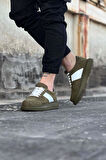  WG011 Haki Süet Erkek Casual Ayakkabı