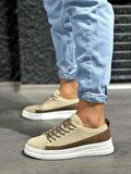 Knack Sneakers Ayakkabı 010 Vizon Süet