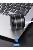 Mini Alüminyum TWS Kablosuz Bluetooth Hoparlör – Yuvarlak Metal Tasarım, Yüksek Bas ve Taşınabilir Özellikler
