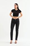 Banny Jean Kadın Comfort Fit Jean Pantolon Siyah