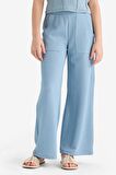 DeFacto Kız Çocuk Wide Leg Geniş Bol Paça Beli Lastikli Eşofman Altı C1180A825SMBE760