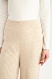 DeFacto Relax Fit Triko Pantolon Geniş Bol Paça Basic Düz Esnek Belli E2940AX24WNER13