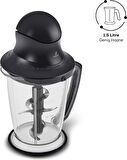 Karaca Multi Xxl Doğrayıcı 6 Bıçaklı Buz Kırma Fonksiyonu Premium Ergonomik 1000w Shiny Black