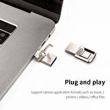 Xiaomi 2tb Type-C ve USB Flash Bellek Otg Çift Giriş Premium