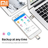 Xiaomi 2tb Type-C ve USB Flash Bellek Otg Çift Giriş Premium