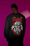 Slipknot Rock Metal Müzik Grubu Baskılı Unisex Oversize Sweatshirt