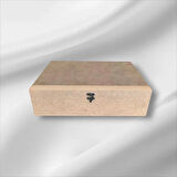 Ham Ahşap boyanabilir 6 bölmeli saat-takı-aksesuar-dekoratif çok amaçlı organizer kutu