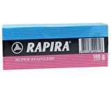 Rapira Çift Taraflı Yaprak Jilet Traş Bıçağı (100Adet)