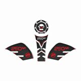 CF MOTO 250NK 2018-2022 Uyumlu Tank Pad Kırmızı