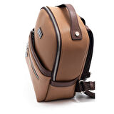 Silver Polo  Kadın  1061-46053 SILVER POLO SIRT ÇANTASI M86 KARAMEL-MAT KAHVE