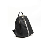 Silver Polo  Kadın  1123-46055 SILVER POLO SIRT ÇANTASI M86 SİYAH-MAT SİYAH-PLATİN