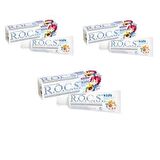R.O.C.S. Meyve Aromalı Beyazlatma Florürsüz Diş Macunu 3x35 ml