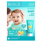 R.o.c.s. Baby 0-3 Yaş Muz Püresi Tadında Florürsüz Diş Macunu 45gr