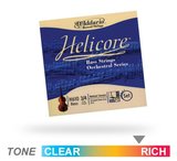 DADDARIO H610 KONTRABAS TEL SETİ, HELICORE, SCALE 3/4, DOUBLE BA