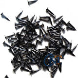 Klips, Menteşe, Ayağı Çivisi 7mm Çelik - Siyah 10gr (944944)