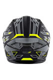 50.9 Assault Mat Siyah-gri-neon Sarı Kask