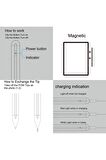 Apple iPad 10.9 inç  (10.Nesil) için Avuç İçi Reddetmeli Dokunmatik Kalem Active Stylus Özel Yazı Çizim Kalemi FSKL03