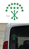 Adige Bayrak Folyo Etiket Yeşil 11 cm