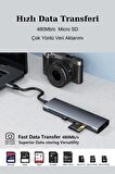 8 in1  Alüminyum Alaşımlı Fuchsia 4K PD Type C SD/TF Hub
