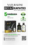 Saç Siyahlaştırıcı Şampuan Saç Rengi Yenileyici Şampuan Unisex 2Adet, Naturaline