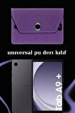 Galaxy Tab A9 Plus Uyumlu Universal 11 inç X210 Pu Deri Standlı Tablet Kılıf